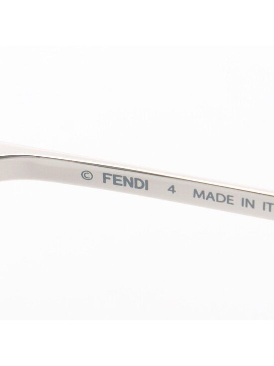 Fendi Sunglasses FF Pattern Silver Brown main image 5